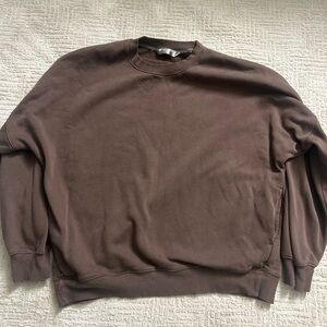 Tuff Athletics Brown Crewneck Sweatshirt